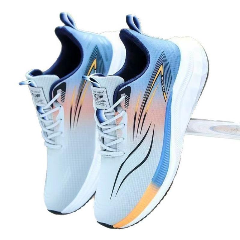Running shoes men's new autumn breathable sports casual soft sole color matching men's wear-resistant shock-absorbing walking shoes