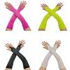 Elegant Fingerless Gloves Sleeves Unique Outfits Short Gloves for Flapper Bride Wedding Dancing Accessories