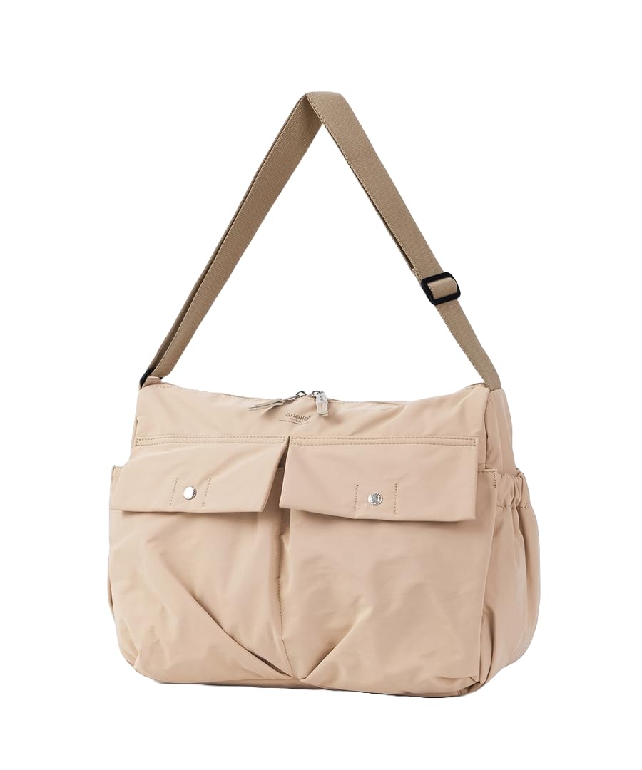 

Anello ABBY Shoulder Bag, A4 Size, Water-Repellent, Multi-Storage