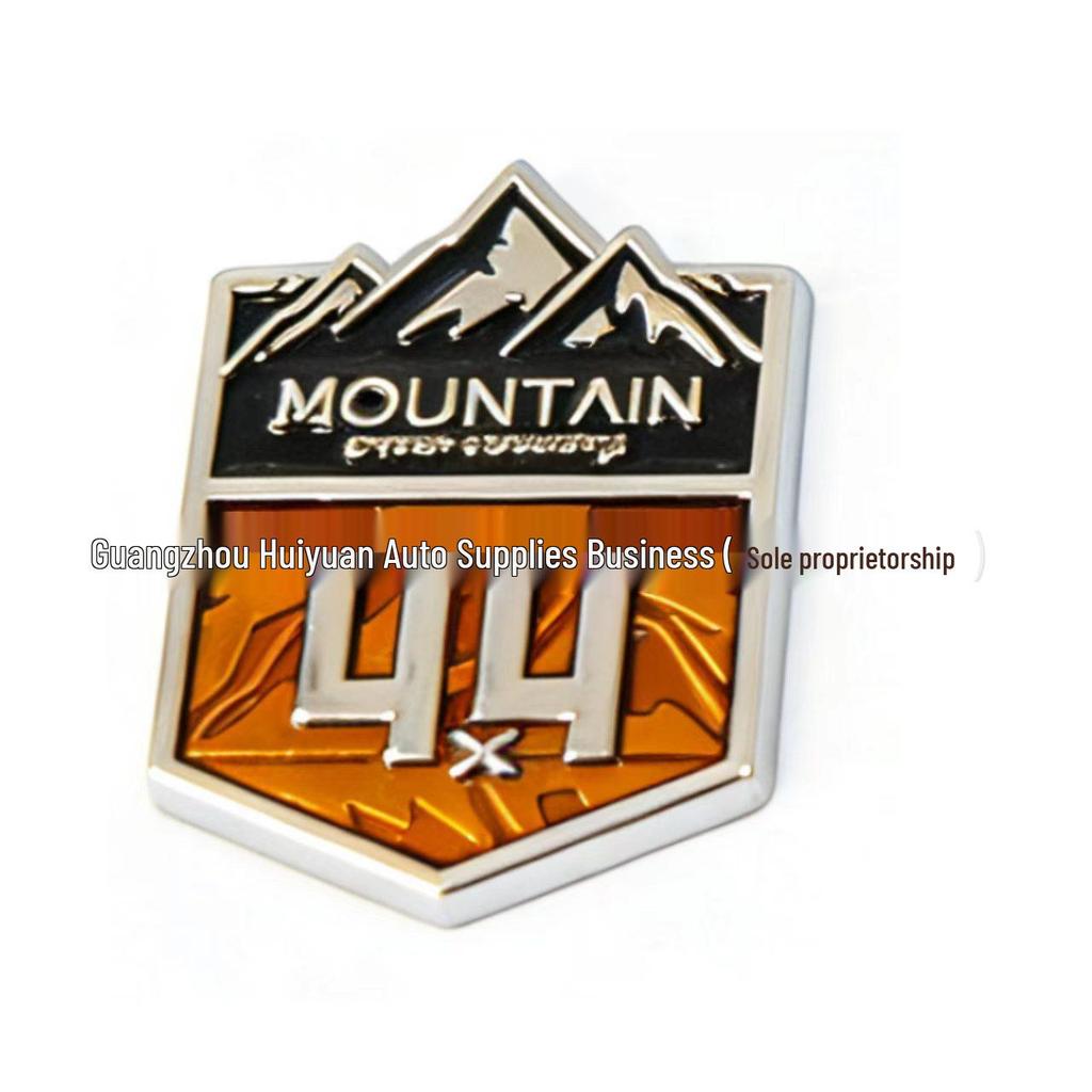 4x4 Snow Mountain Decal for JEEP Wrangler - Off-Road Emblem Car Sticker