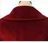 2023 Women's Velvet Windbreaker: Long Over-the-Knee Coat for Autumn/Winter - Chic and Trendy Style