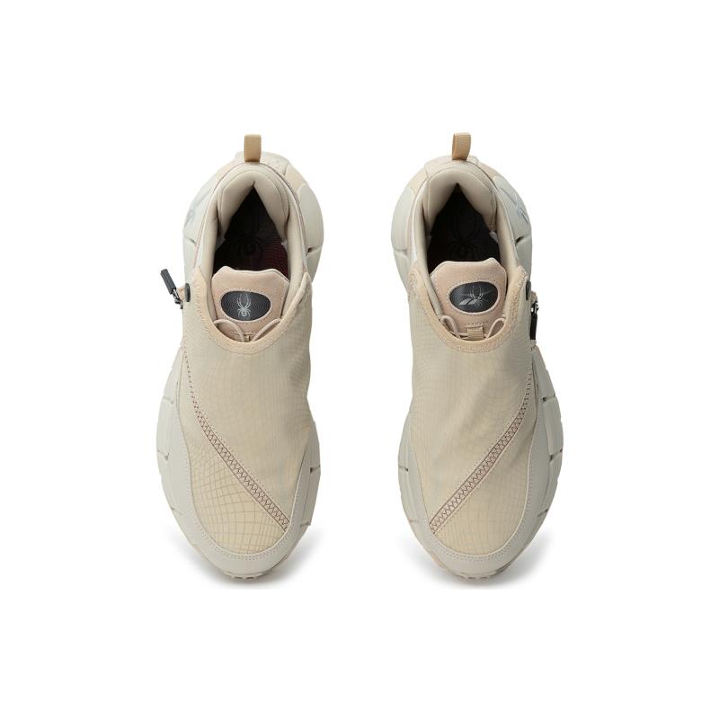 Spyder X Reebok Low Top Running Shoes Unisex Khaki Sneakers 100245914