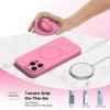 1Pc enhanced magnetic mobile phone holder, comfortable silicone removable ring grip, finger ring holder