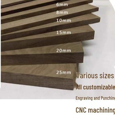 North American Black Walnut DIY Carving Wood Square Solid Board Material