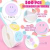 100-500pcs Cartoon Laser Round Stickers Birthday Party Gift Wrapping Label Scrapbook Reward Stationery Stickers