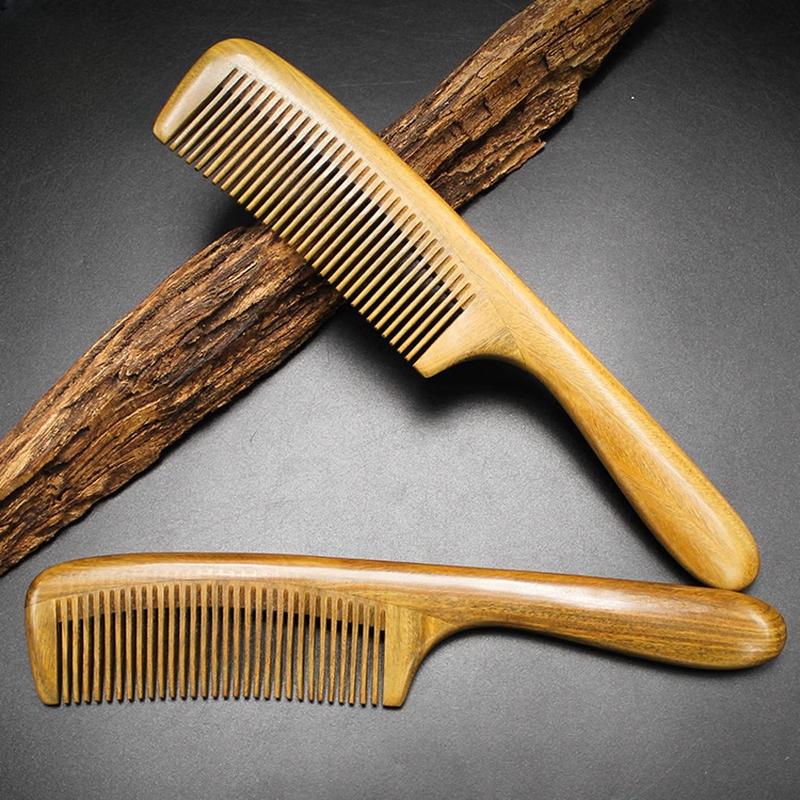 Green Sandalwood Men's Fine Tooth Comb