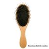 Natural Boar Bristle Hairbrush Massage Comb Anti-static Hair Scalp Paddle Brush Beech Wooden Handle Hair Brush Comb Styling Tool