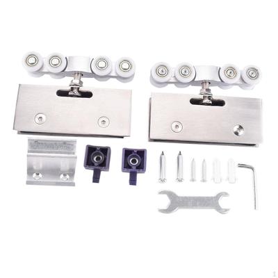 Glass Sliding Door Rollers Shower Rollers, 8 Roller Runners Wheels Set
