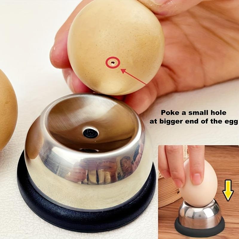 1pc Stainless Steel Egg Piercer, Anti-Burst Egg Cooker Tool for Perfect Boiled Eggs, Kitchen Gadget for Easy Egg Opening
