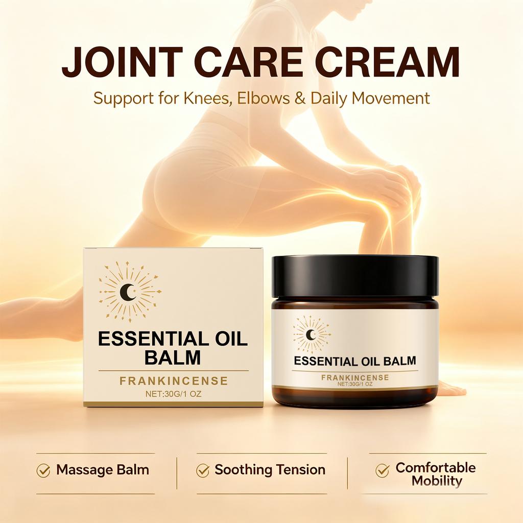 Frankincense Essential Oil Balm for Knees and Elbows Relieves Tightness and Enhances Flexibility Soothing Joint Massage Cream