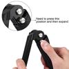 PULUZ 3-Way Grip Treppiede pieghevole Selfie-stick Estensione Monopiede per GoPro, Insta360 ONE R, DJI Osmo Action e altre action camera, lunghezza: 20-58 cm