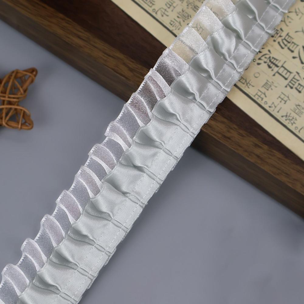 Clothing Decoration Pleated Lace Ribbon Double-layer Multiple Colors Decorative Trim Lace Trim Dress Decorative