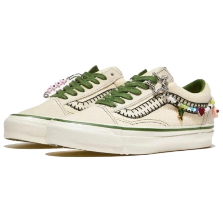 Cocona Hiraki X Vans Premium Old Skool Friendship Bracelet Unisex Sneakers Cream Cream-White VN000EGYCRM
