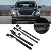 Car Interior Door Armrest Stripe Trim Carbon Fiber Style Fit for Hyundai Palisade 2019 2020