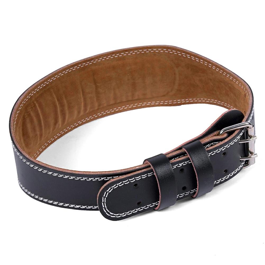 Bodybuilding Padded PU Leather Contoured Weightlifting Belt Waist Protector