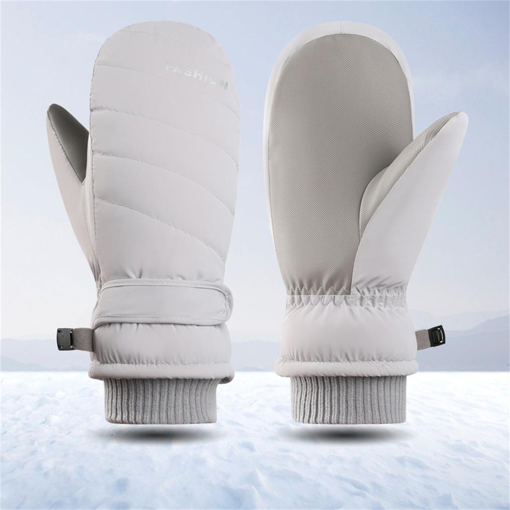 1pair Winter Waterproofed Insulated Gloves Outdoor Sports Mittens Skiing Gloves for Outdoor Sports and Snow Activity