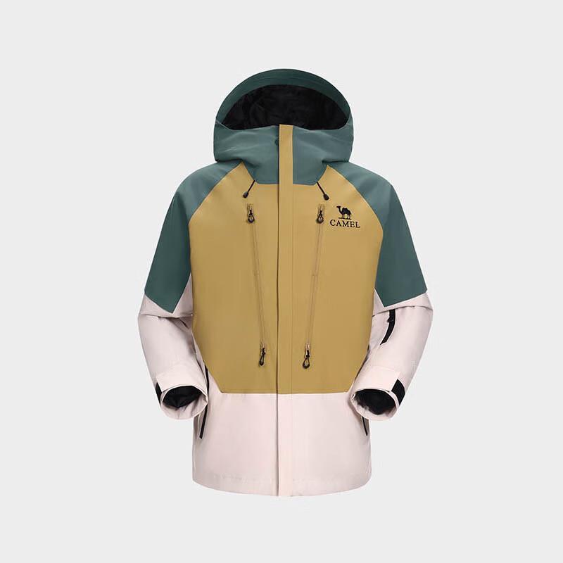 Men's Camel Goose Down 3-in-1 Winter Jacket