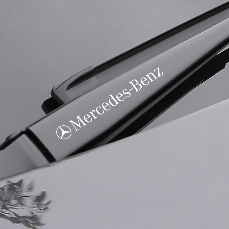 4Pcs Car Door Handle Stickers Tire Rear View Mirror Decals For Mercedes-Benz AMG C500 C200 C300 A B C E GLA CLA GLK GL ML GLE W204 W205 W211 W212 W213