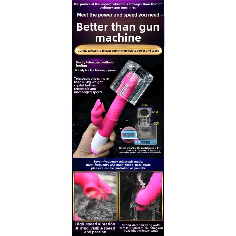 Automatic Sucking Retractable Vibrator Female Masturbator Erotic Sex Products