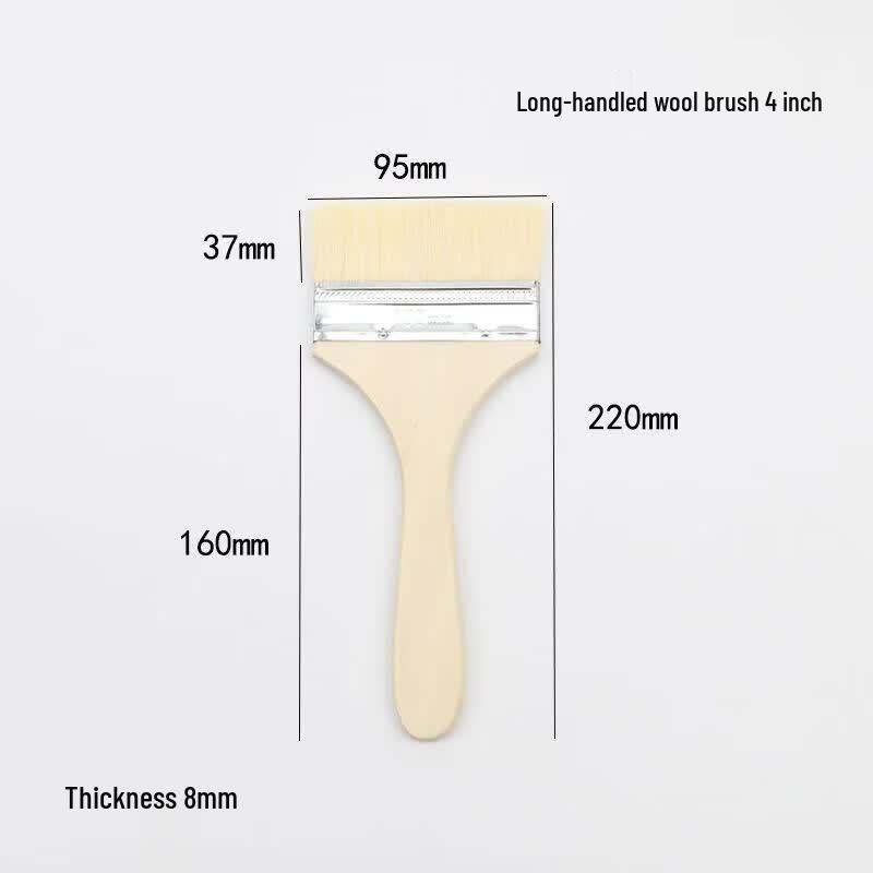 Food-Grade Wool Basting & Pastry Brush Set