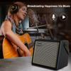 Coolmusic BP MINI Acoustic Guitar Rechargeable Portable Amplifier with BT Speaker and Mic Treble and Chorus Effects Amplifier, 30-Watt Input, Volume,