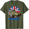 British Tank WW2 Infantry Matilda Men TShirt Short  Casual 100 COTTON  ONeck  Men Clothing