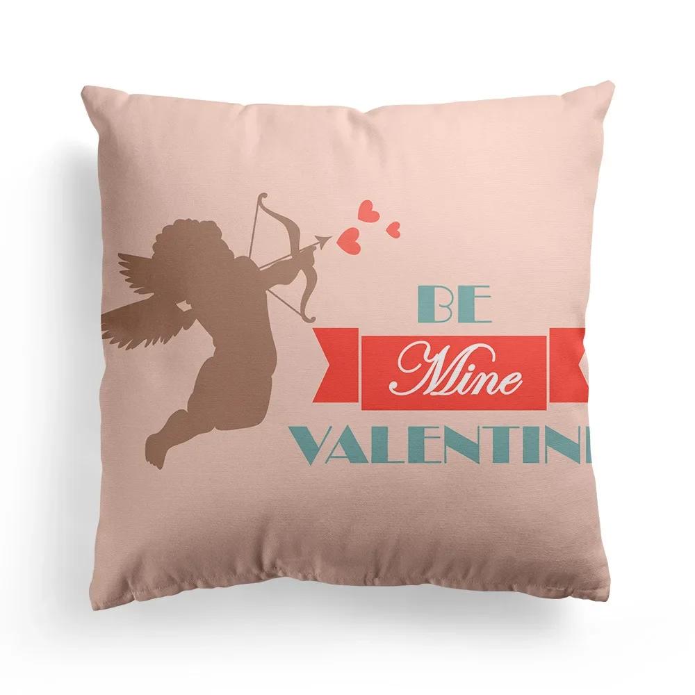 

Наволочка на подушку ко Дню святого Валентина, Домашний подарок, Наволочка для подушки, Наволочка для сна 66x66cm