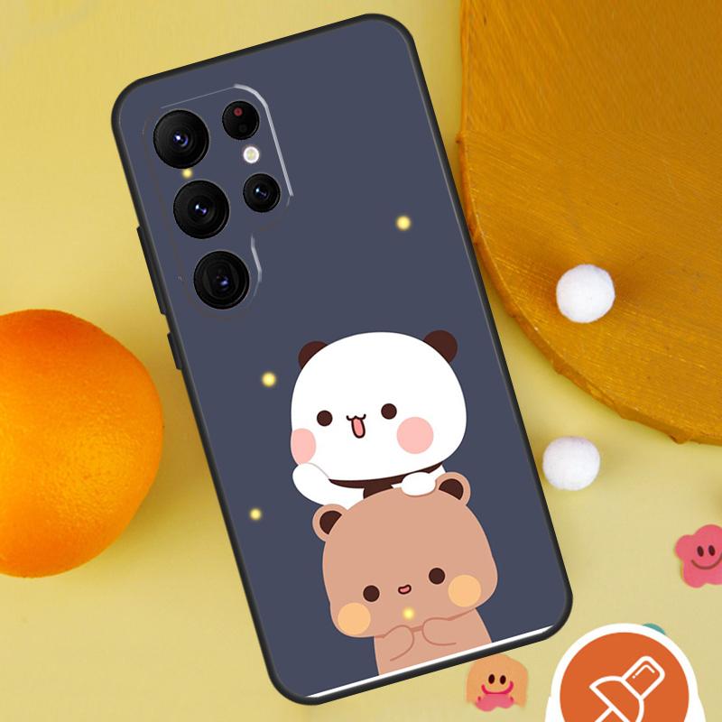 Cute BuBu DuDu Phone Case For Samsung Galaxy S25 Ultra S24 S23 S22 Ultra S9 S10 S20 Plus S21 FE Funda Cover