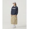 Covernat Early Autumn Solid Color Large Pocket Tie Comfortable Simple Casual Long Skirt Women skirts Light-Khaki CO2502SR75LK
