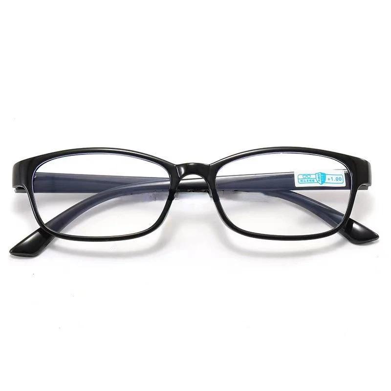 2 Pcs New Anti-blue Light Reading Glasses Fashionable Multicolor Reading Presbyopia Glasses Women