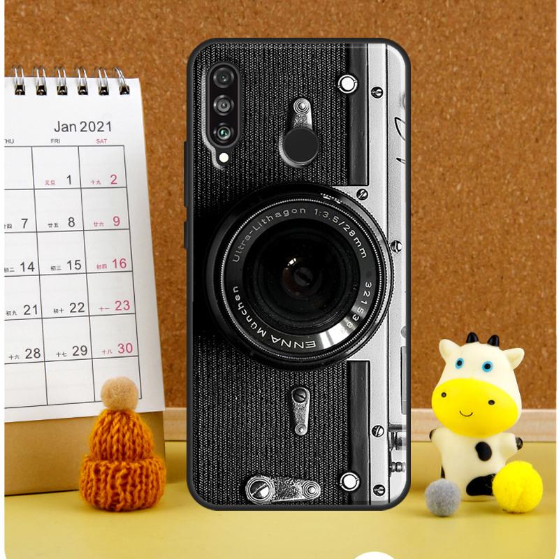 Retro Camera Vintage For Huawei Nova 3i 7i 8i 11i 12i 9 10 SE Y60 Y61 Y70 Y72 Y73 Y90 Y91 P20 P30 P40 Lite Case