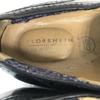 80s-90s? Vintage/FLORSHEIM Imperial/Leather Semi-Brogue Straight Tip Shoes/10.5EEE/28.5/Black/(USED)