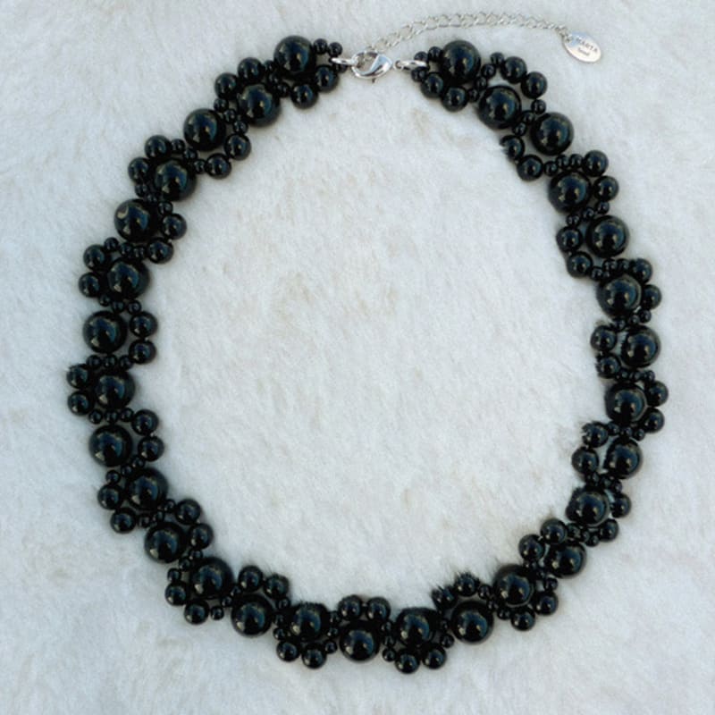 MARTA Blackberry Necklace. L