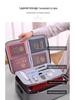 Travel Document Organizer with Combination Lock - Convenient and Secure Storage Wallet