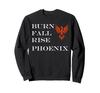 Humor Phoenix Animals Simple Fire Bird Rise Phoenix Sweatshirt