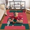 Portuguese Soccer Celebration Rug Non-slip Rug Suitable for Living Room and Bedroom Sofas.
