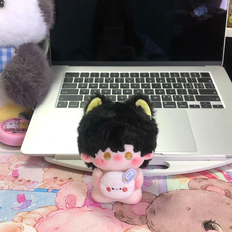 Game Love And Deepspace Plush Toy Rafayel Xavier Zayne Caleb Sylus 10cm Animal Ear Mini Pendant Cosplay Keychain Gift