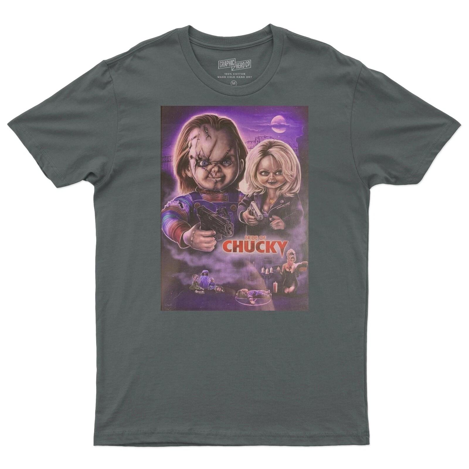 

Funny Film Movie Retro Horror Birthday Halloween T Shirt For Chucky Fans XL