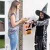 1-10PCS Halloween Treat Bags with Handles for Kids Candy Gift Supplies Party Favor Packaging Bag for Trick or Treat Decoration