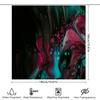 Colorful Shower Curtain Abstract Art Print For Bathroom Decor 3D Printed Waterproof Fabric Available In Various Sizes