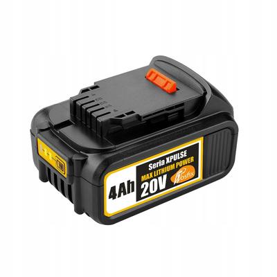 Akumulator Max Lithium Power 4Ah 20V – Wskaźnik LED Naładowania | Zabezpieczenia Przed Przegrzaniem | Kompatybilny Z Dewalt
