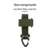Militärischer taktischer Nylon-Karabiner: Outdoor-Handschuhhalter & Seilaufbewahrungshaken
