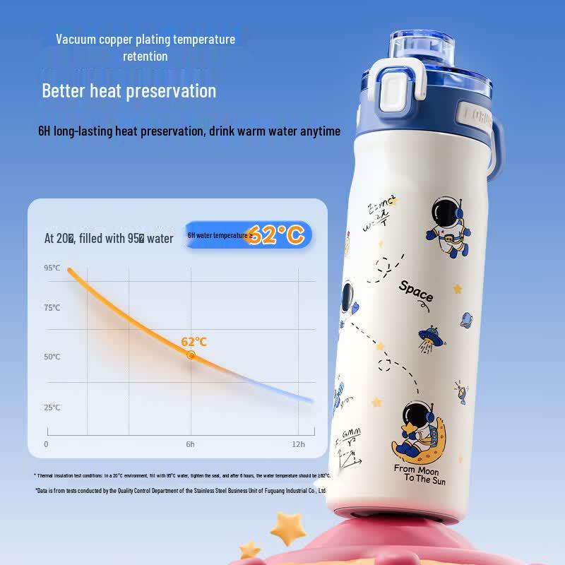 Fuguang 316L Stainless Steel Pop-up Vacuum Flask