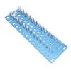 28 Piece Thread Checker Nut and Bolt Measuring Tool with 28 Standard Metric Sizes High Strength Aluminum Alloy for