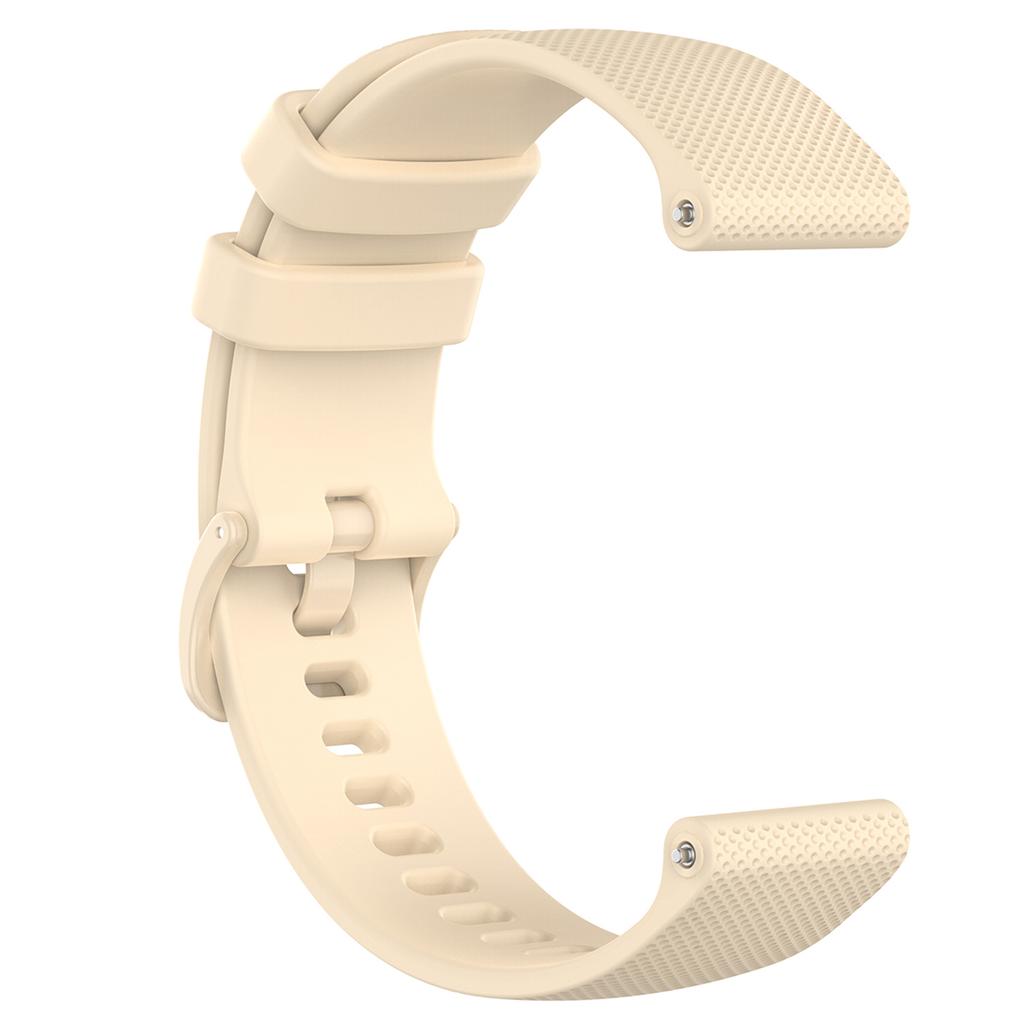 18mm Watch Band for Garmin Vivomove 3S/GarminMove 3S/Vivoactive 4S 40mm 45mm/GarminActive S Grid Texture Silicone Strap