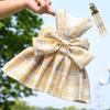 Pet Dog Harness With Skirt Design Small Breeds - Adjustable Chest Belt Leash Teddy Pomeranian