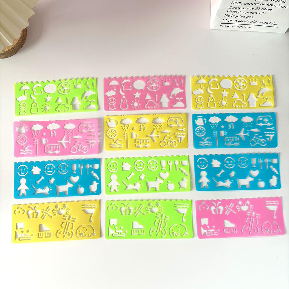 Geometry Spirograph Drawing Stencil Set Painting Template Ruler Art Craft Creative Children Kids Educational Toy Girls Boys Gift