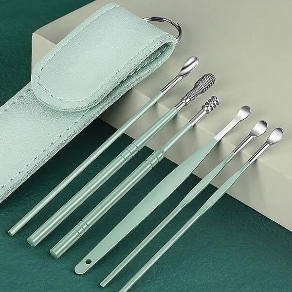 Briskstyle 6-piece Ear Cleaner Set (with Pouch)