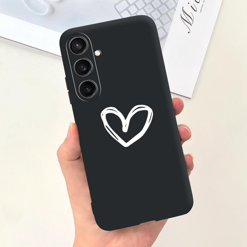 For Samsung A15 Case A05 A05S A25 4G Cover Cute Love Heart Butterfly Silicone Soft Fundas For Samsung Galaxy A15 SM-A155F Bumper