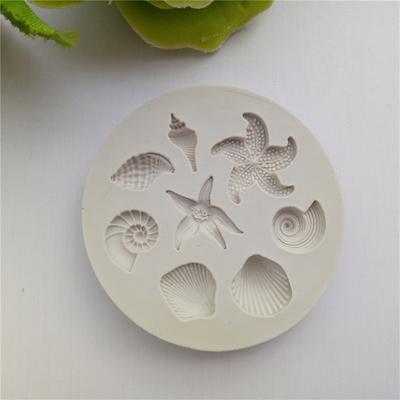 Ozean Biologische Conch Muscheln Schokolade Kuchen Silikon Form Küche Werkzeuge